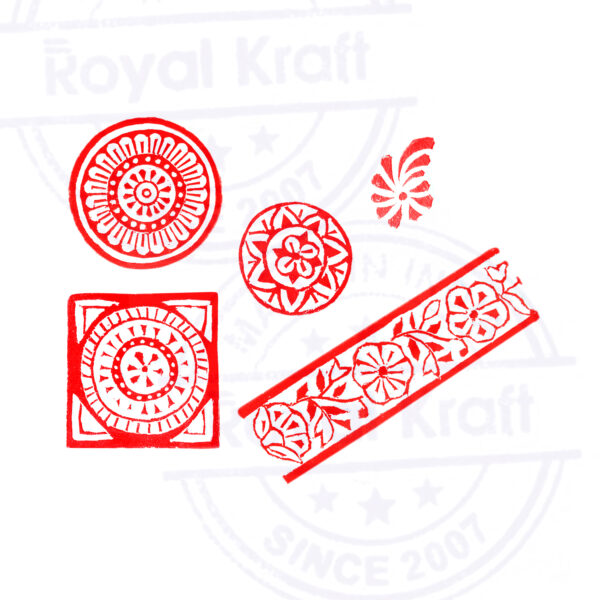 Assorted Wooden Stamps - Set