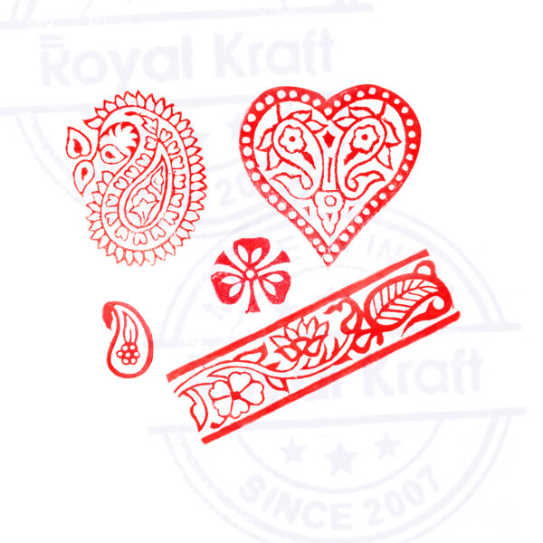 Paisley Wooden Stamps - Set
