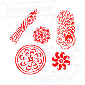 Round Wooden Stamps - Set