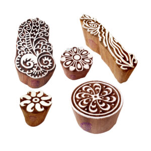 Round Wooden Stamps - Set
