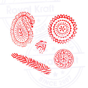 Round Wooden Stamps - Set
