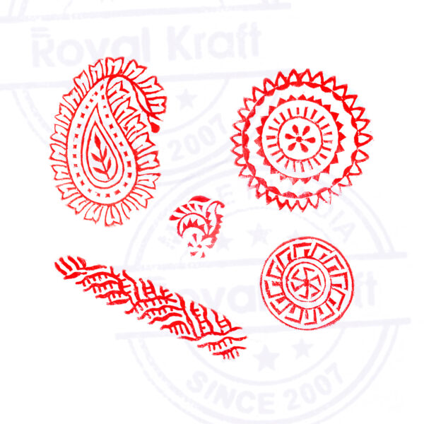 Round Wooden Stamps - Set