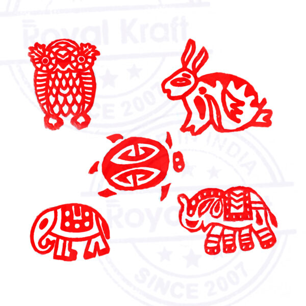 Animal Wooden Stamps - Set