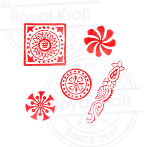 Round Wooden Stamps - Set