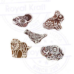 Animal Wooden Stamps - Set