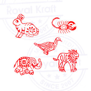 Animal Wooden Stamps - Set