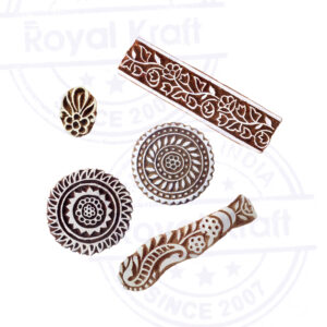 Round Wooden Stamps - Set