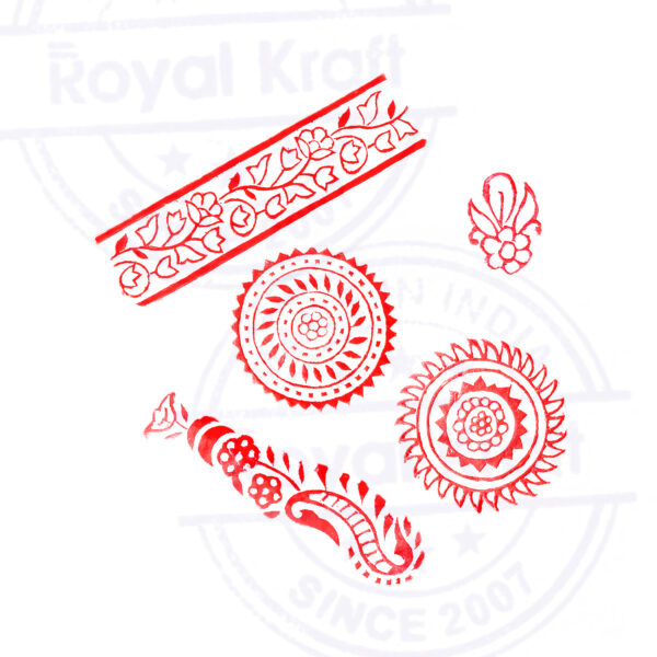 Round Wooden Stamps - Set
