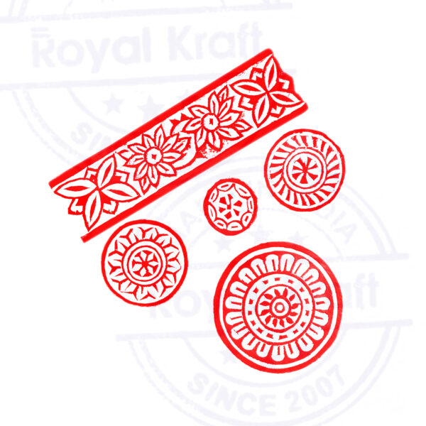 Round Wooden Stamps - Set