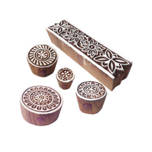 Round Wooden Stamps - Set