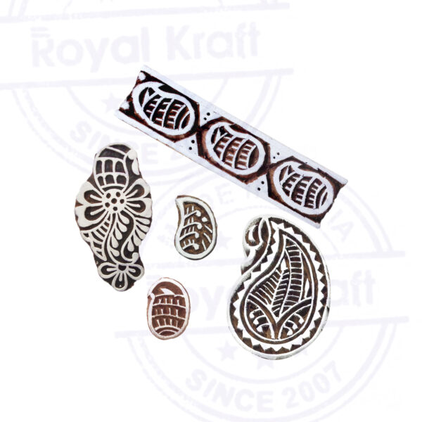 Paisley Wooden Stamps - Set