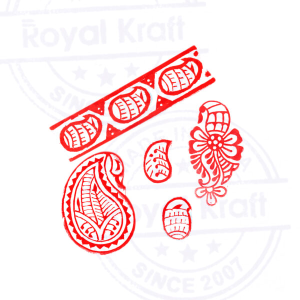 Paisley Wooden Stamps - Set