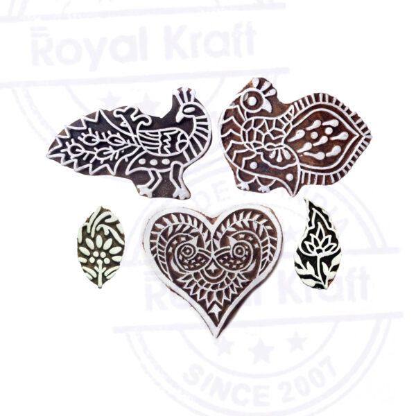 Animal Wooden Stamps - Set