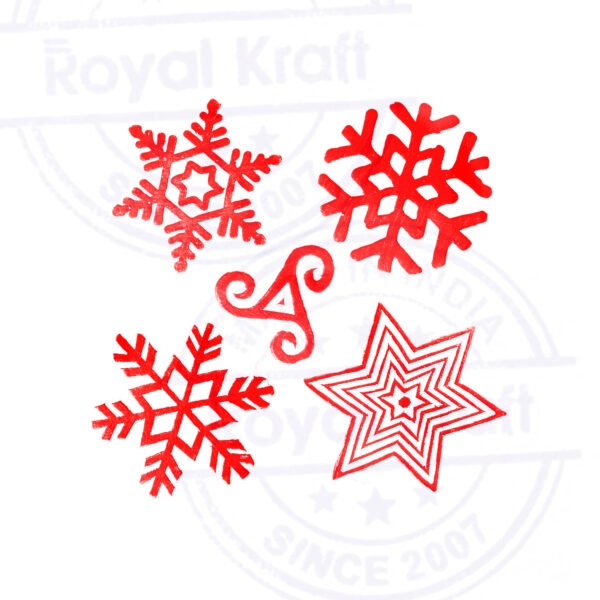 Star Wooden Stamps - Set
