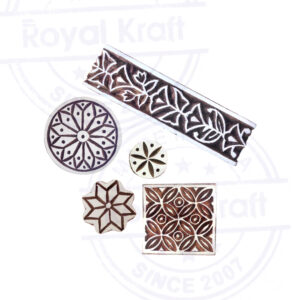 Round Wooden Stamps - Set