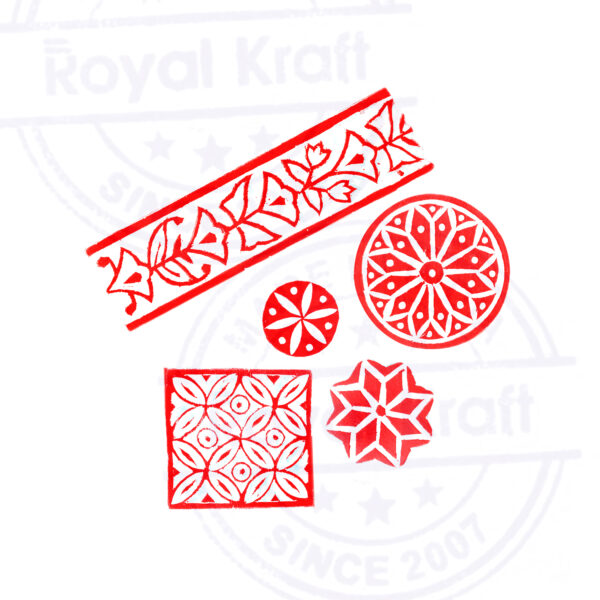 Round Wooden Stamps - Set