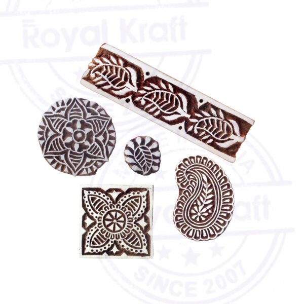 Paisley Wooden Stamps - Set