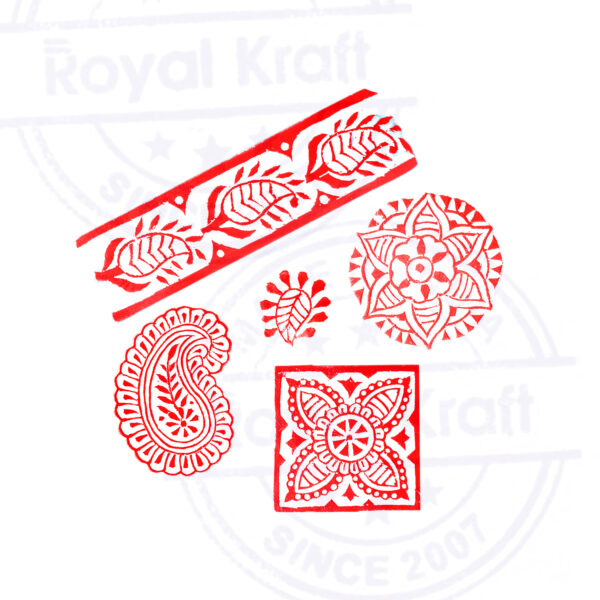 Paisley Wooden Stamps - Set