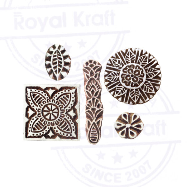 Assorted Wooden Stamps - Set