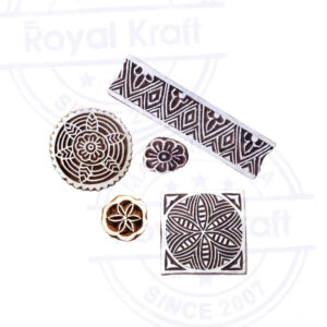 Round Wooden Stamps - Set