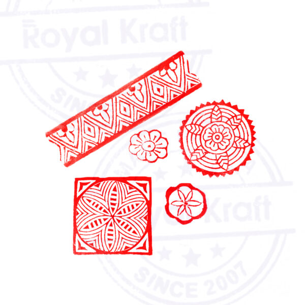 Round Wooden Stamps - Set