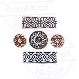 Round Wooden Stamps - Set
