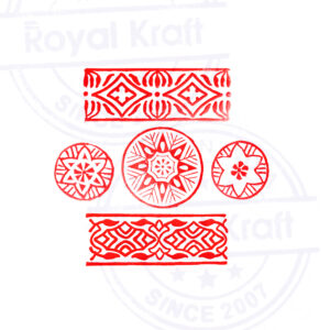 Round Wooden Stamps - Set