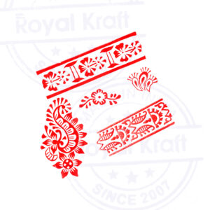 Floral Wooden Stamps - Set