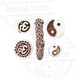 Round Wooden Stamps - Set