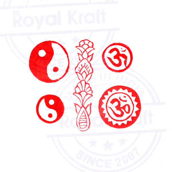 Round Wooden Stamps - Set