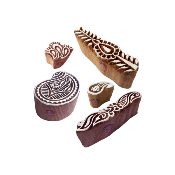 Paisley Wooden Stamps - Set
