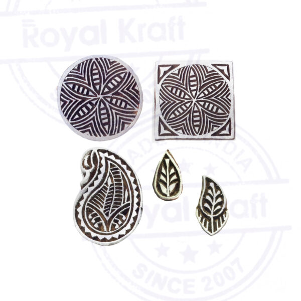 Paisley Wooden Stamps - Set