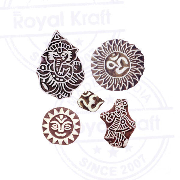 Religious Wooden Stamps - Set