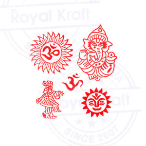 Religious Wooden Stamps - Set