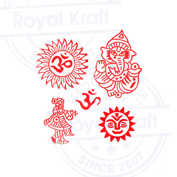 Religious Wooden Stamps - Set