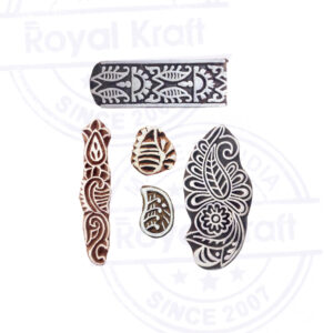 Paisley Wooden Stamps - Set