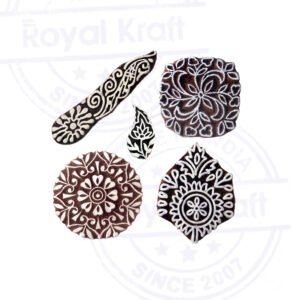 Assorted Wooden Stamps - Set