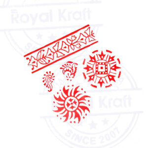 Indian Wooden Stamps - Set