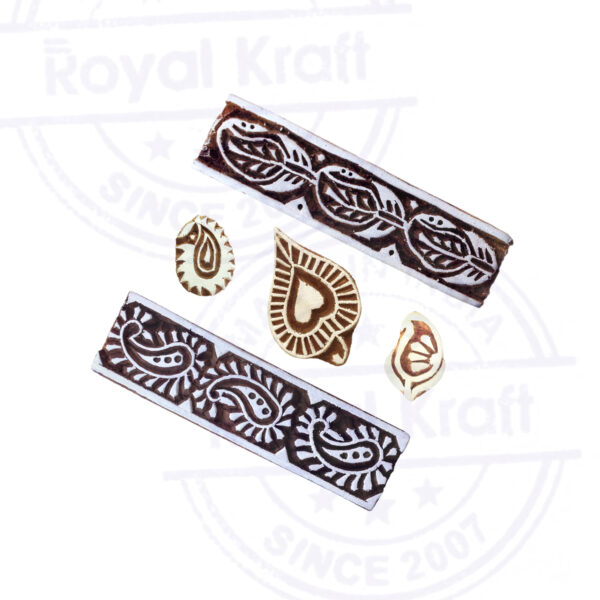 Border Wooden Stamps - Set