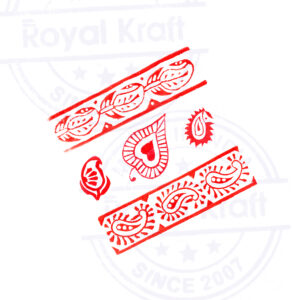 Border Wooden Stamps - Set