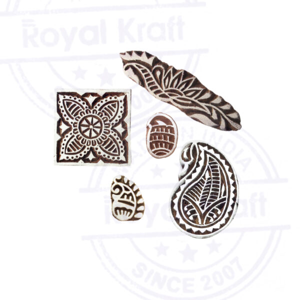 Paisley Wooden Stamps - Set