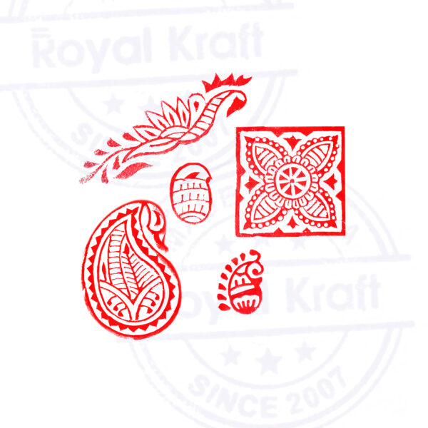 Paisley Wooden Stamps - Set