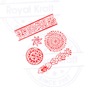 Round Wooden Stamps - Set
