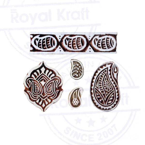 Paisley Wooden Stamps - Set