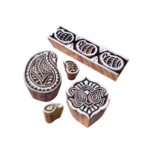 Paisley Wooden Stamps - Set