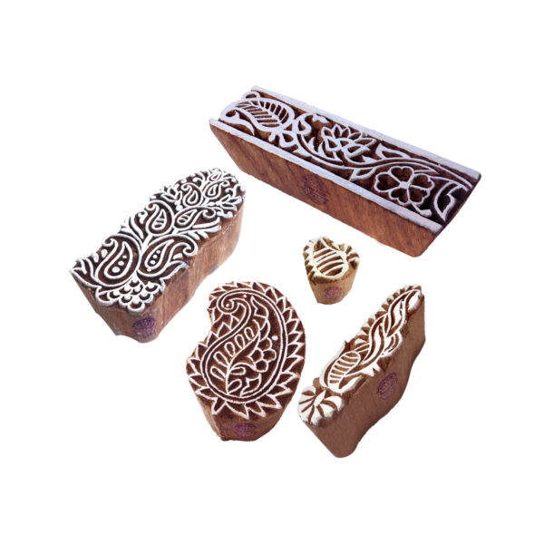 Paisley Wooden Stamps - Set