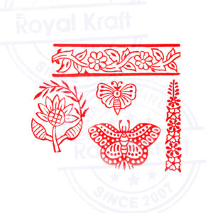 Indian Wooden Stamps - Set