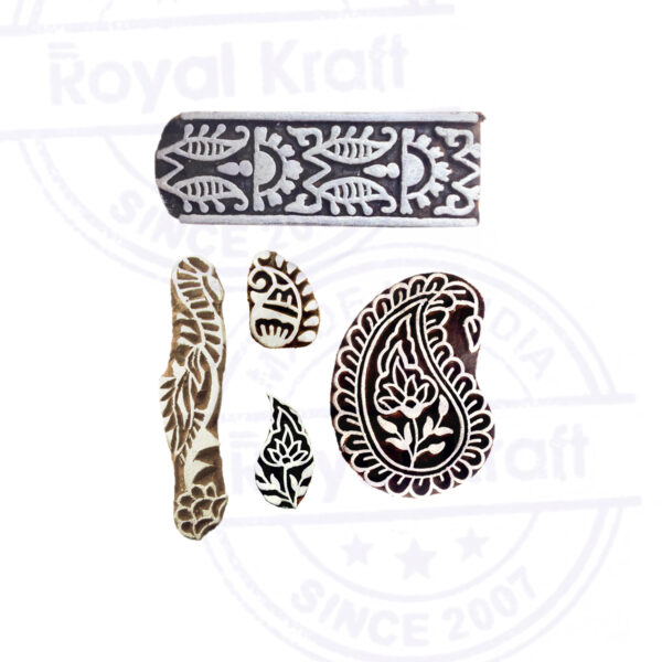 Paisley Wooden Stamps - Set
