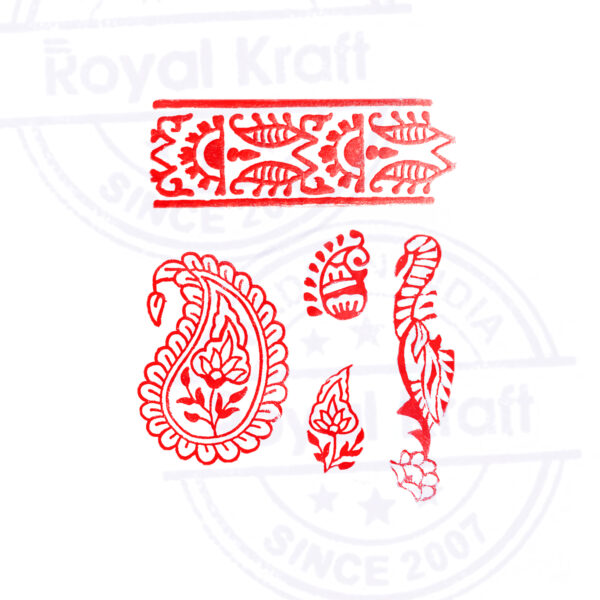 Paisley Wooden Stamps - Set