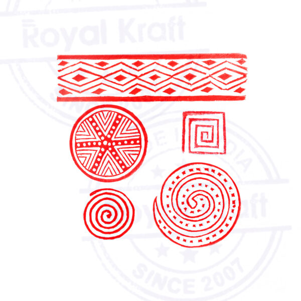 Round Wooden Stamps - Set